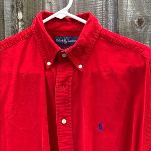 Men’s Polo Ralph Lauren Oxford red corduroy m